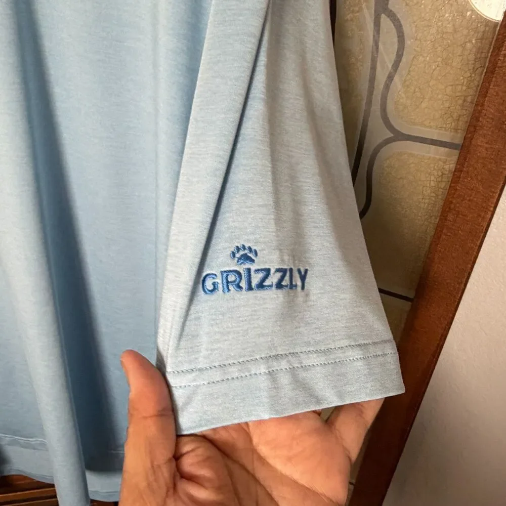 Peter Millar Summer Comfort Grizzly Embroidered Gold Polo Shirt Men's Size XXL
